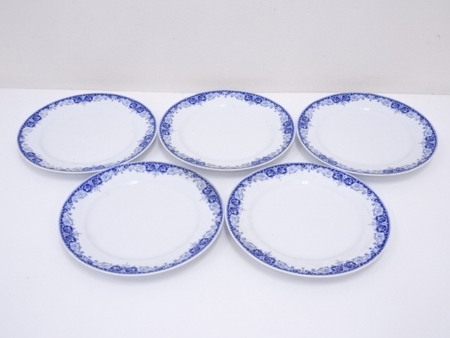 戦前　東洋陶器　プレート5客